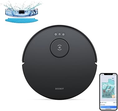 ECOVACS DEEBOT N20 Robot Vacuum Cleaner and Mop,8000Pa Strong Suction, ZeroTangle Brush, 300 Minutes Runtime,TrueMapping Intelligent Path Planning Visit the ECOVACS Store